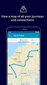 Herunterladen Eurail/Interrail Rail Planer Karten & Navigation für Android Bildschirmfoto 7