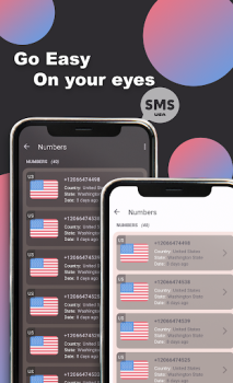Herunterladen USA Number Receive SMS online Kommunikation für Android Bildschirmfoto 3