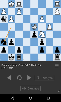 Herunterladen Schach Taktik Trainer Brettspiele für Android Bildschirmfoto 2