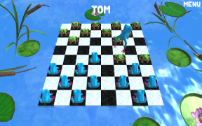 Herunterladen Frosch Damespiel Brettspiele für Android Bildschirmfoto 2