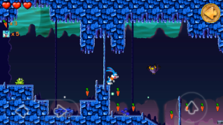 Herunterladen Beeny Rabbit Adventure Platformer World Arkade für Android Bildschirmfoto 3