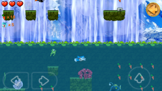 Herunterladen Beeny Rabbit Adventure Platformer World Arkade für Android Bildschirmfoto 5