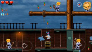 Herunterladen Beeny Rabbit Adventure Platformer World Arkade für Android Bildschirmfoto 6