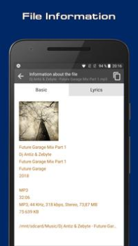 Herunterladen AIMP Musik und Audio für Android Bildschirmfoto 7