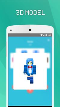 Herunterladen Girls Skins for Minecraft PE Werkzeuge für Android Bildschirmfoto 2