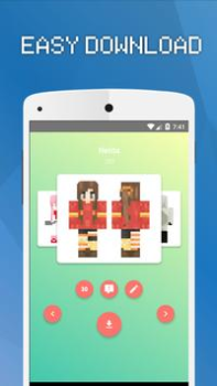 Herunterladen Girls Skins for Minecraft PE Werkzeuge für Android Bildschirmfoto 4