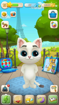 Herunterladen Sprechende Katze Oscar Gelegentlich für Android Bildschirmfoto 3