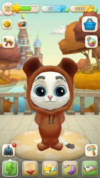 Herunterladen Sprechende Katze Oscar Gelegentlich für Android Bildschirmfoto 4