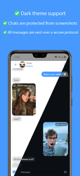 Herunterladen Hust - anonymer chat mit bild Partnersuche für Android Bildschirmfoto 2
