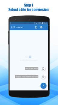Herunterladen PDF zu Word Converter Arbeit für Android Bildschirmfoto 2