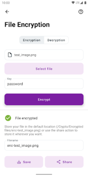 Herunterladen Crypto - Encryption Tools Werkzeuge für Android Bildschirmfoto 3