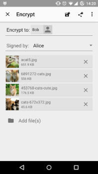 Herunterladen OpenKeychain: Easy PGP Kommunikation für Android Bildschirmfoto 5