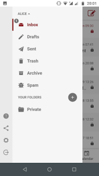 Herunterladen Secure Mail Client Tuta Kommunikation für Android Bildschirmfoto 6
