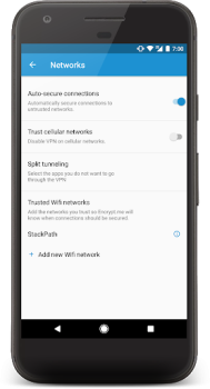 Herunterladen Encrypt.me - Super Simple VPN Werkzeuge für Android Bildschirmfoto 5