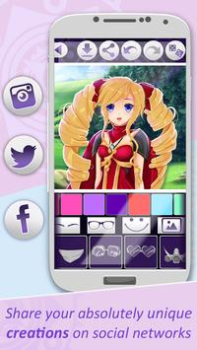 Herunterladen Anime Avatar Maker - Character Creator Unterhaltung für Android Bildschirmfoto 5