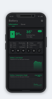Herunterladen Battery Monitor Werkzeuge für Android Bildschirmfoto 3