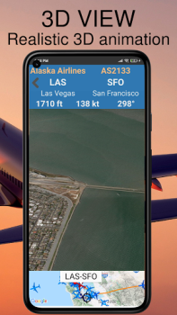 Herunterladen Luftverkehr - Flugradar Karten & Navigation für Android Bildschirmfoto 3