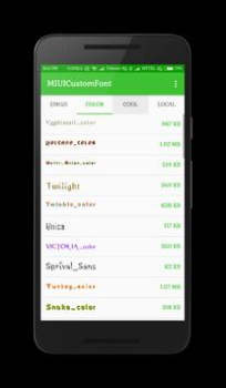Herunterladen Custom Font Installer For MIUI Werkzeuge für Android Bildschirmfoto 3