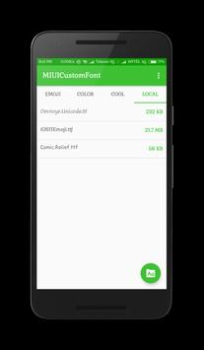 Herunterladen Custom Font Installer For MIUI Werkzeuge für Android Bildschirmfoto 4