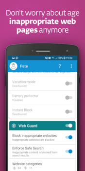 Herunterladen ESET Parental Control Mutterschaft und Kindheit für Android Bildschirmfoto 4
