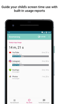Herunterladen Boomerang Parental Control Mutterschaft und Kindheit für Android Bildschirmfoto 2