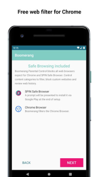 Herunterladen Boomerang Parental Control Mutterschaft und Kindheit für Android Bildschirmfoto 5