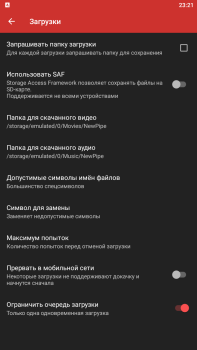 Herunterladen NewPipe Video-Player und -Editoren für Android Bildschirmfoto 6