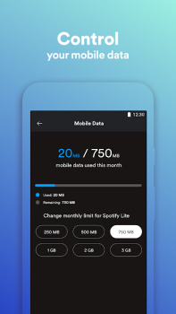 Herunterladen Spotify Lite Musik und Audio für Android Bildschirmfoto 2
