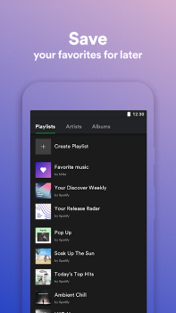 Herunterladen Spotify Lite Musik und Audio für Android Bildschirmfoto 4