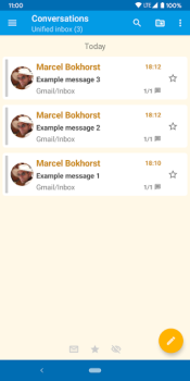 Herunterladen FairEmail, privacy aware email Kommunikation für Android Bildschirmfoto 3