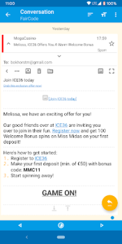 Herunterladen FairEmail, privacy aware email Kommunikation für Android Bildschirmfoto 4