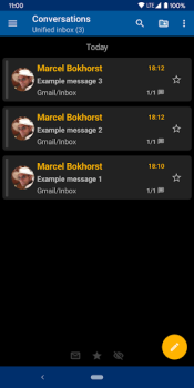 Herunterladen FairEmail, privacy aware email Kommunikation für Android Bildschirmfoto 5