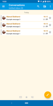 Herunterladen FairEmail, privacy aware email Kommunikation für Android Bildschirmfoto 6
