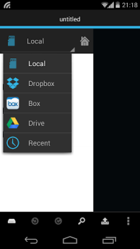 Herunterladen DroidEdit (free code editor) Arbeit für Android Bildschirmfoto 2