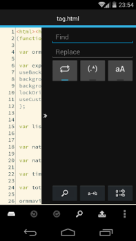 Herunterladen DroidEdit (free code editor) Arbeit für Android Bildschirmfoto 7