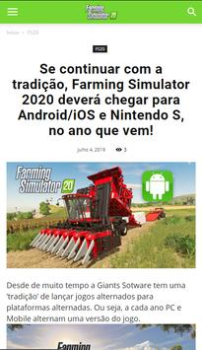 Herunterladen Farming Simulator Unterhaltung für Android
