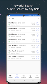 Herunterladen Phone Dialer: Contacts & Calls Werkzeuge für Android Bildschirmfoto 3