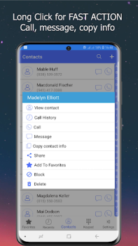 Herunterladen Phone Dialer: Contacts & Calls Werkzeuge für Android Bildschirmfoto 5