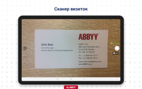 Herunterladen ABBYY Visitenkarten Scanner Arbeit für Android Bildschirmfoto 6