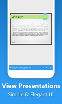 Herunterladen PPT Reader - View PPTX Slides Werkzeuge für Android Bildschirmfoto 2