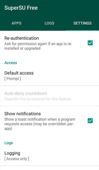 Herunterladen SuperSU Werkzeuge für Android Bildschirmfoto 5