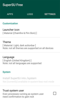 Herunterladen SuperSU Werkzeuge für Android Bildschirmfoto 6