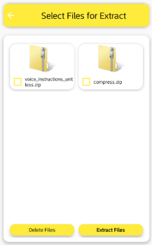 Herunterladen Zip & Unzip Werkzeuge für Android Bildschirmfoto 3