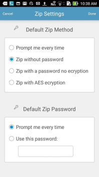 Herunterladen iZip - Zip Unzip Tool Werkzeuge für Android Bildschirmfoto 3