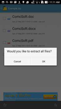 Herunterladen iZip - Zip Unzip Tool Werkzeuge für Android Bildschirmfoto 4