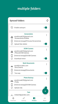 Herunterladen Autosync - File Sync & Backup Arbeit für Android Bildschirmfoto 6