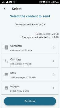 Herunterladen X-Transfer Werkzeuge für Android Bildschirmfoto 5