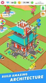 Herunterladen Idle Construction 3D Strategien für Android Bildschirmfoto 4