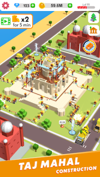 Herunterladen Idle Construction 3D Strategien für Android Bildschirmfoto 5