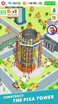 Herunterladen Idle Construction 3D Strategien für Android Bildschirmfoto 6